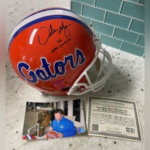 Urban Meyer full size Florida Gator helmet autographed